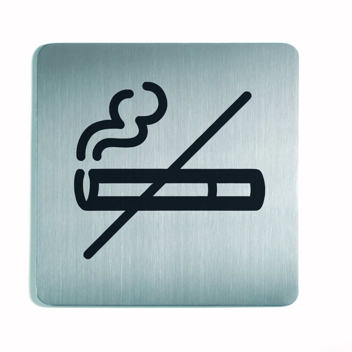 German original imported office supplies refined sublight stainless steel image placards (smoking large number forbidden)