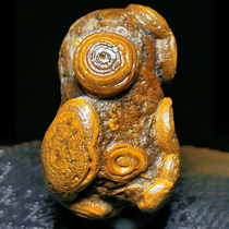 Inner Mongolia Alxa Natural Sky Eye Stone Raw Stone Strange Stone Winding Flower Eye Agate Gobi Desert Veins Relief