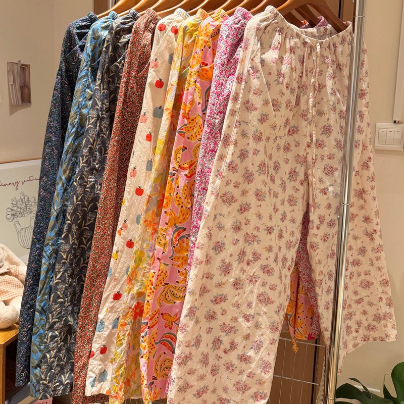 New! Woven Cotton Summer New Style Loose and Comfortable Pajama Pants with Pockets for Home Casual Wear New! Woven Cotton Summer New Style Loose and Comfortable Pajama Pants with Pockets for Home Casual Wear
