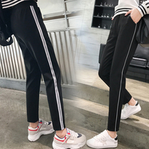 High-waisted pants sweatpants female student Korean version ulzzang loose and versatile casual tide female port wind bf Harajuku