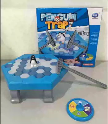 Save the ice-breaking Penguin knocking ice ice chisel building blocks children's table game parent-child interactive toy tremble