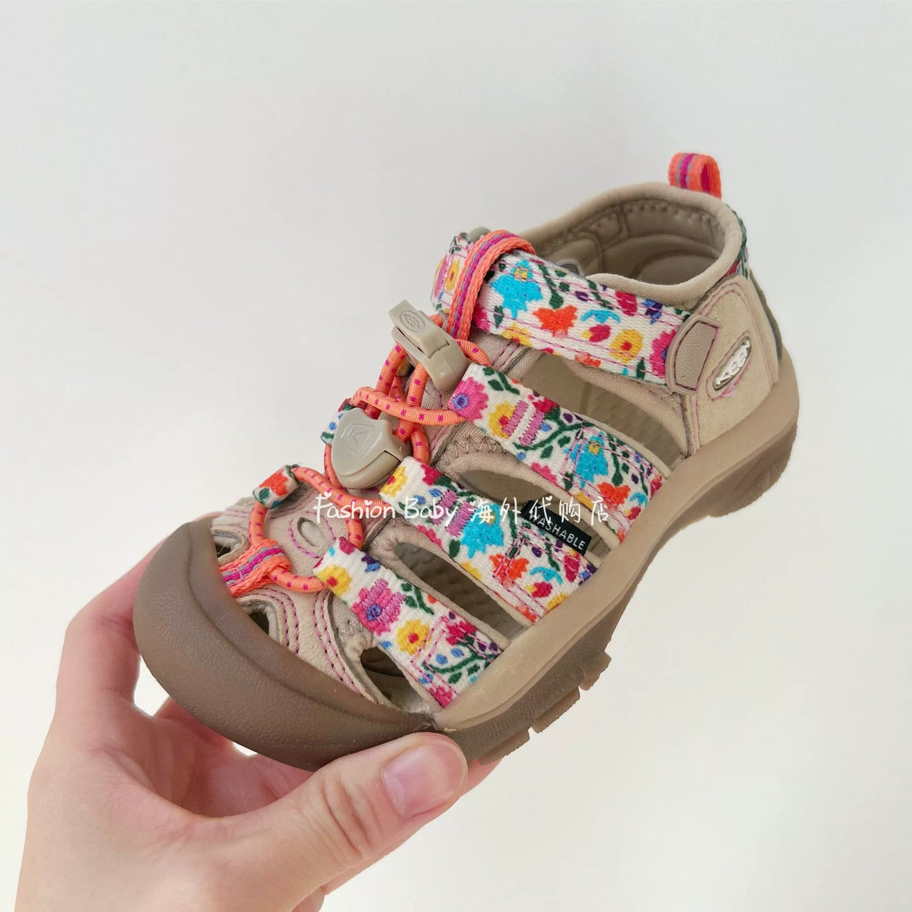Детские японские импортируемые быстросохнущие нескользящие сандалии KEEN, семейный стиль