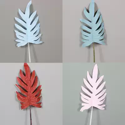 Simulation floral floral material Wedding hall soft stage background Window decoration decoration Spring rain leaf floral road leading flowers