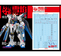 雪焰工作室 RG 1:144 Freedom ZGMF-X20A 强袭自由.荧光水贴