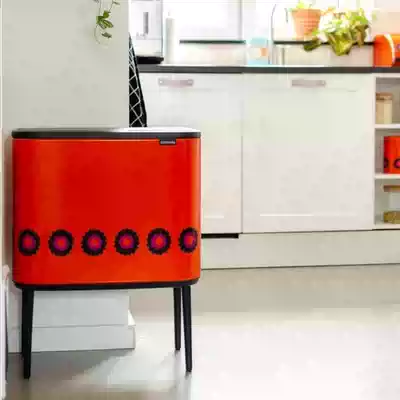 German direct mail Brabantia Bai Bing Press Classified trash bin Large Capacity Living Room Kitchen Fashion European