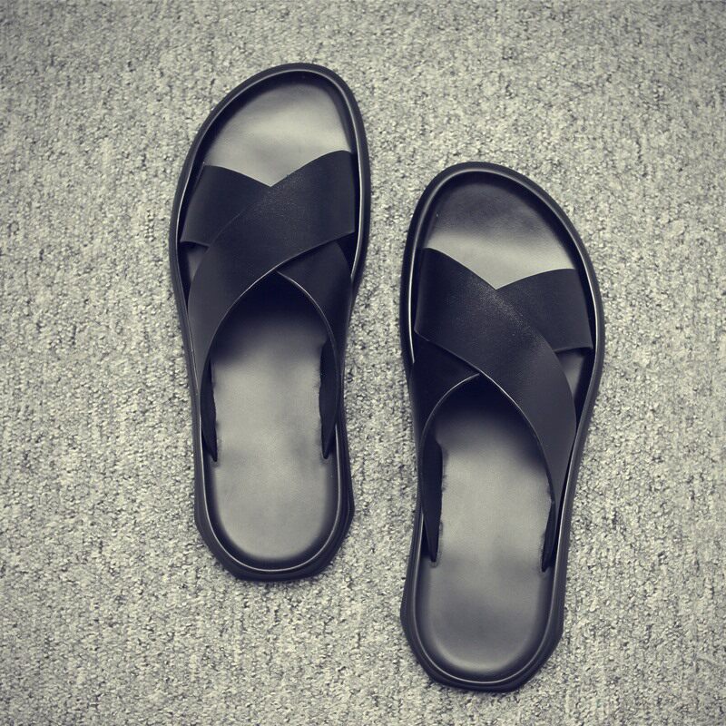 Men's slippers 2022 summer new fashion outdoor tide trawl infrared wearing cool drag trendy personality with cool slippers