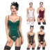 Ren mỏng sling corset chấm bi gợi cảm tập hợp bó sát corset trong mờ định hình cơ thể đồ lót nữ 1145 - Sau sinh