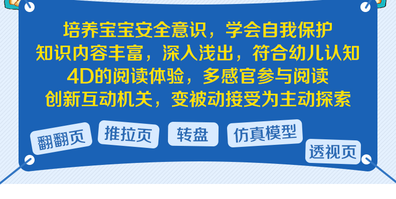 【中国直邮】我们的身体3D立体书 儿童人体认知百科书 儿童宝宝科普百科生理启蒙绘本 儿童身体翻翻书 立体书科普