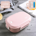 hop dung com giu nhiet Hộp cơm trưa cách nhiệt bằng thép không gỉ 304 trường tiểu học có nắp hộp ăn trưa đơn giản thành 1 nhân viên văn phòng xách tay có nắp chống vảy - Hộp cơm điện sưởi ấm hộp cơm hâm nóng lock and lock Hộp cơm điện sưởi ấm