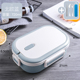hop dung com giu nhiet Hộp cơm trưa cách nhiệt bằng thép không gỉ 304 trường tiểu học có nắp hộp ăn trưa đơn giản thành 1 nhân viên văn phòng xách tay có nắp chống vảy - Hộp cơm điện sưởi ấm hộp cơm hâm nóng lock and lock
