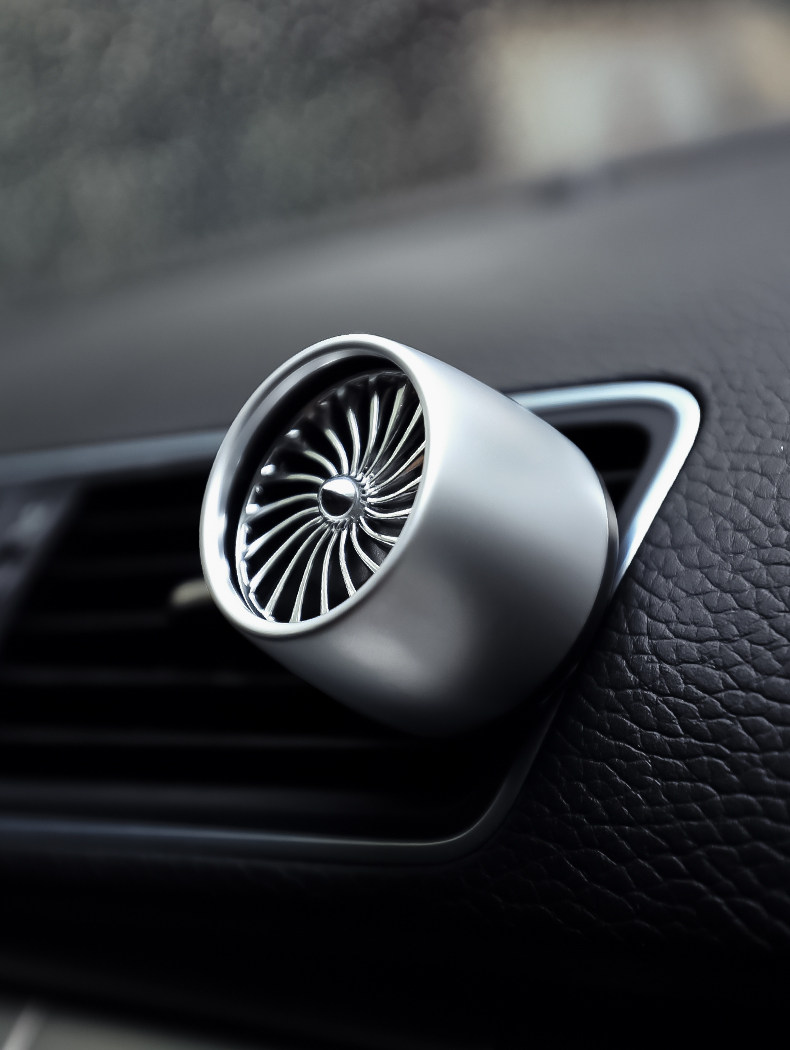 空軍二號 車載超級引擎 汽車冷氣出風口擺飾 K金紅光一件