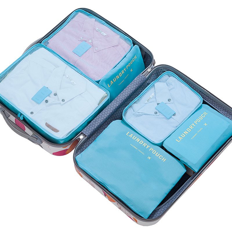 Suitcase Clothing Finishing Bag Clothing Pants Lingerie Socks Containing travel cashier bag set of six pieces