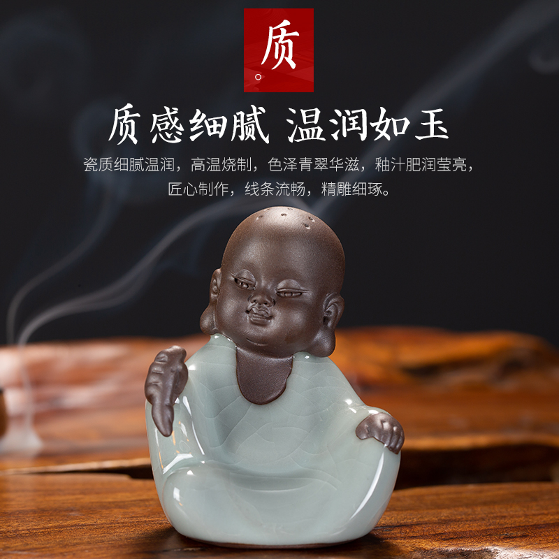 Ceramic kung fu tea accessories checking out creative small boutique zen tea pet furnishing articles and fair tea fun to play