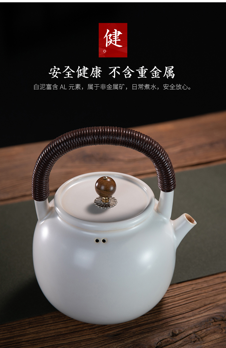 Electric ceramic POTS make tea tea stove kettle specialized ceramic POTS soda glaze the slice cooked this teapot set tea tea