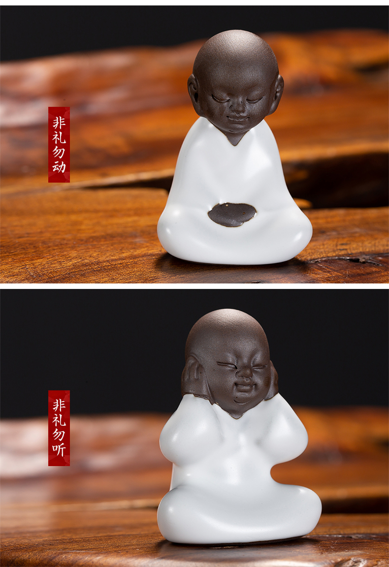 Ceramic kung fu tea accessories checking out creative small boutique zen tea pet furnishing articles and fair tea fun to play