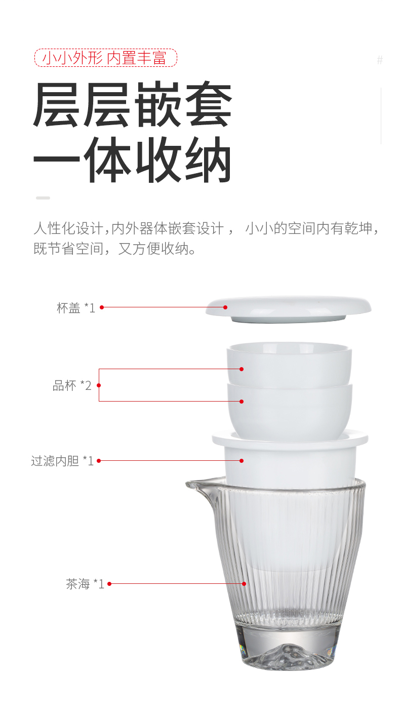 Travel tea set a pot of tea bags cup of crack cup 22 is suing ceramic kung fu with the teapot