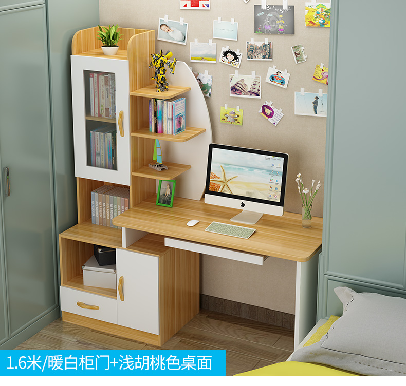 Bàn máy tính để bàn đơn giản tủ sách hiện đại bàn một bàn nhà bàn phòng ngủ bàn học sinh bàn viết - Bàn bàn de máy tính cây