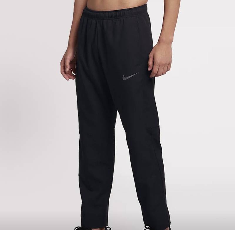 Nike Dri-Fit Woven Running Training Sports Pants Men's Black 927381-013 Nike Dri-Fit Woven Running Training Sports Pants Men's Black 927381-013