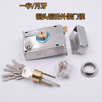 201 304 stainless steel exterior door lock outdoor wooden door lock vintage door lock iron door lock