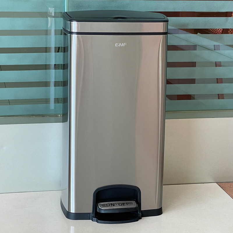 New GNF smart stainless steel induction trash can home 25 liters kitchen living room 20L electric kick large capacity