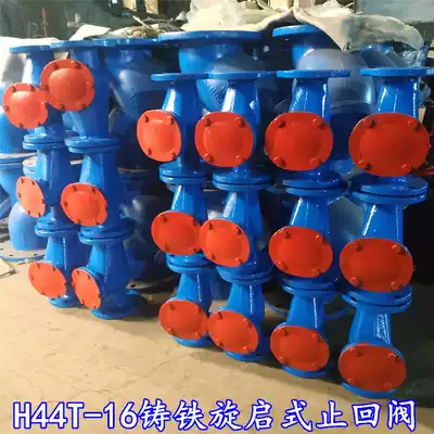 H44T-16 swing check valves cast iron flange check valve dn50 65 80 100 125 150 200