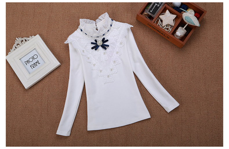 Chemise fille à manche longue - Ref 2084573 Image 18