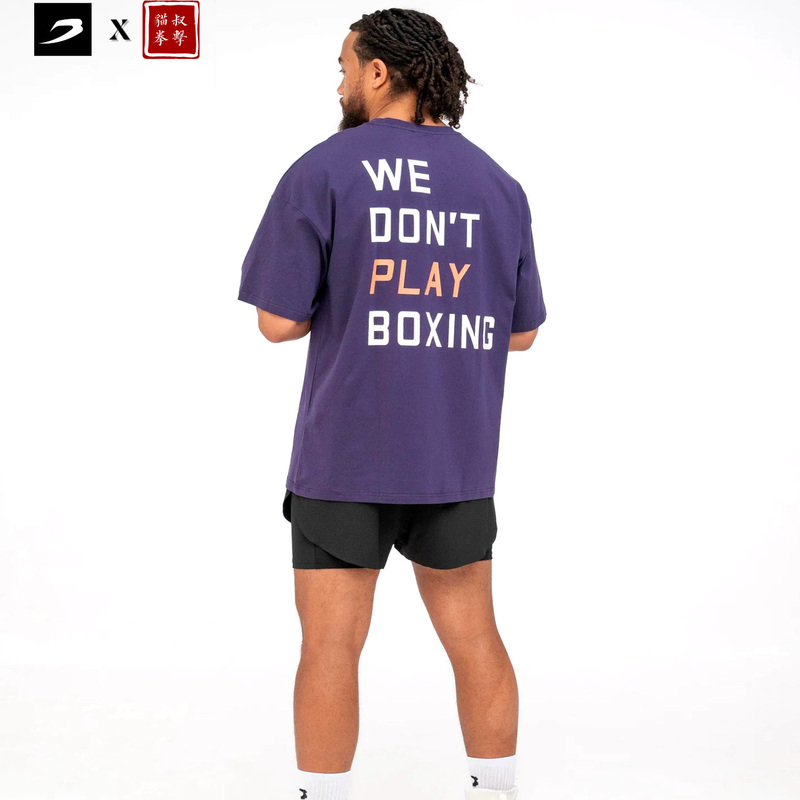 【Boxraw】We Don'T Play Boxing 2025 New Boxing T-Shirt, Large Size