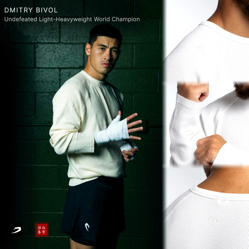 【Boxraw】Tunero Raw Edge Crew Sports Casual Long-Sleeve Shirt, Same Style as Bivolar
