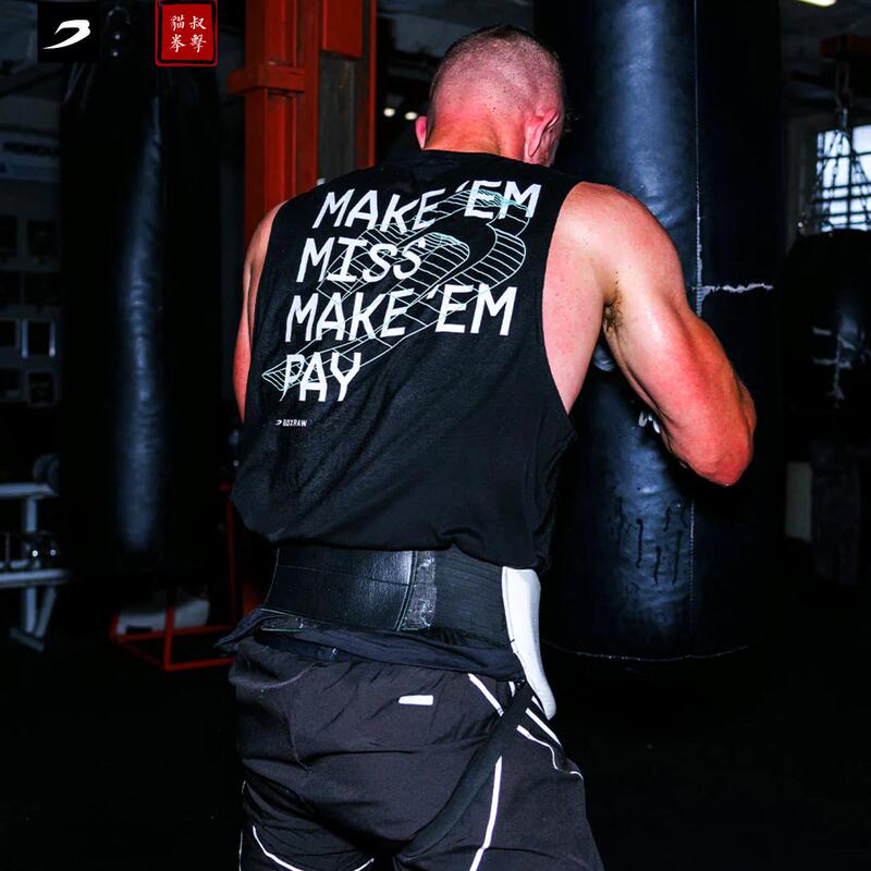 【Boxraw】Make'Em Miss Muscle Tank Sports Fitness Training Vest