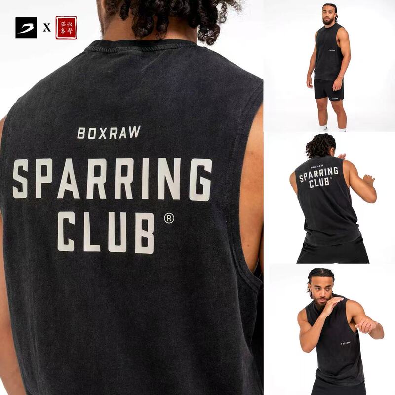 【Boxraw】Sparring Club Tank Boxing Sports Fitness Training Vest