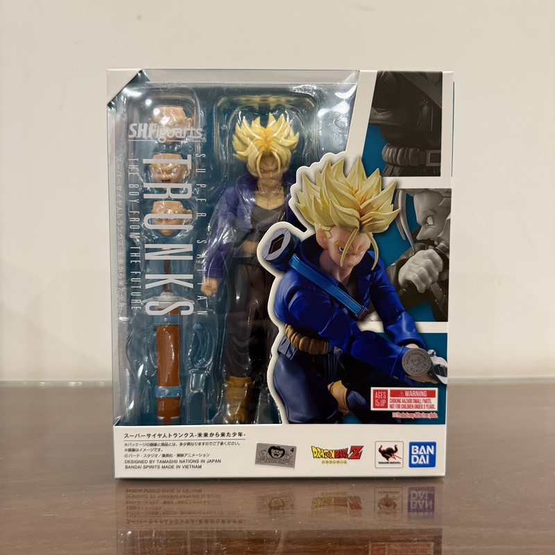 Bandai Shf Trunks Dragon Ball Z Super Saiyan from Future Boy Reissue