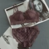 Lace Bra Set Tập hợp ngực nhỏ Đồ lót gợi cảm Phụ nữ không có vòng thép dày Bộ sưu tập có thể điều chỉnh vú Girl Bra - Bộ đồ lót Bộ đồ lót