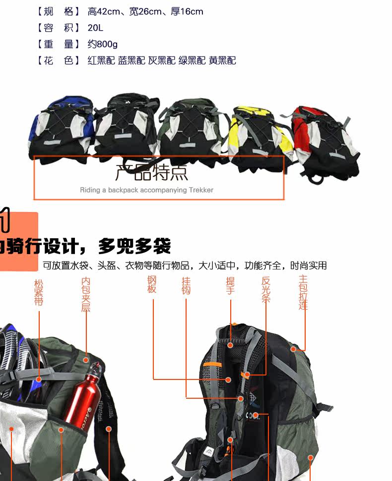 Sacoche pour vélo ACRONO - Ref 2232459 Image 9