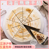 Bigville Sea Salt Caramel Meeting Dessert Frozen Western-style Small Square Cake Refreshment Bread Afternoon Tea Break Ice Cream