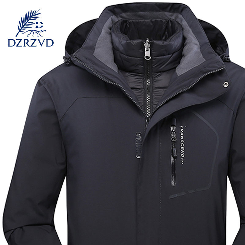 German Down inner submersible men winter wind-proof three in one or two suits of women to warm Tibet mountaineering coat