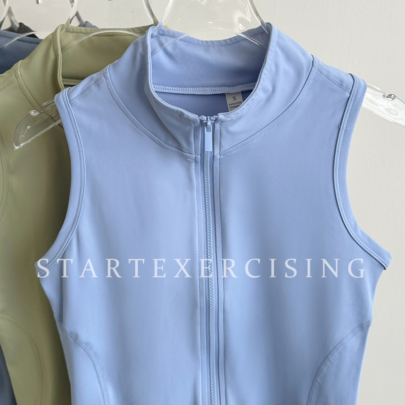 Polo Tennis Vest Women's New Sports Bra Front Zipper Slim Fit Slimming Fitness Bra Yoga Top