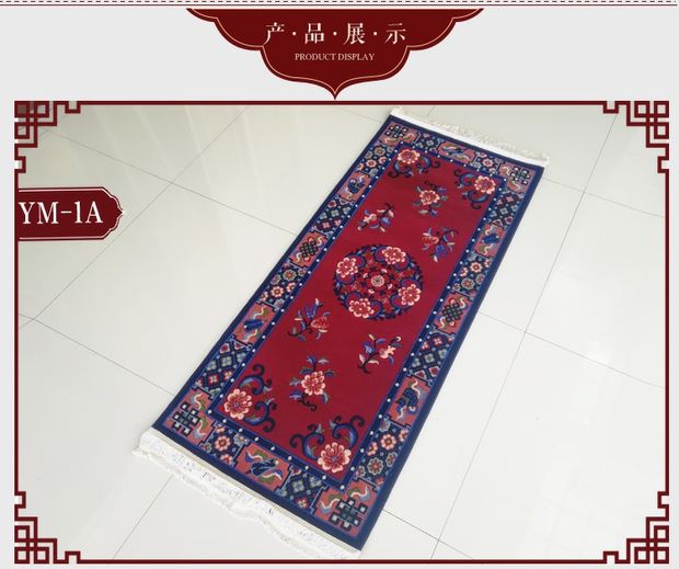 Bán thảm len tinh khiết Tây Tạng thảm Tây Tạng cơ chế thảm thẻ đầu giường cổ điển phòng cưới pad cầu nguyện thảm tay cắt hoa - Thảm thảm trải cầu thang