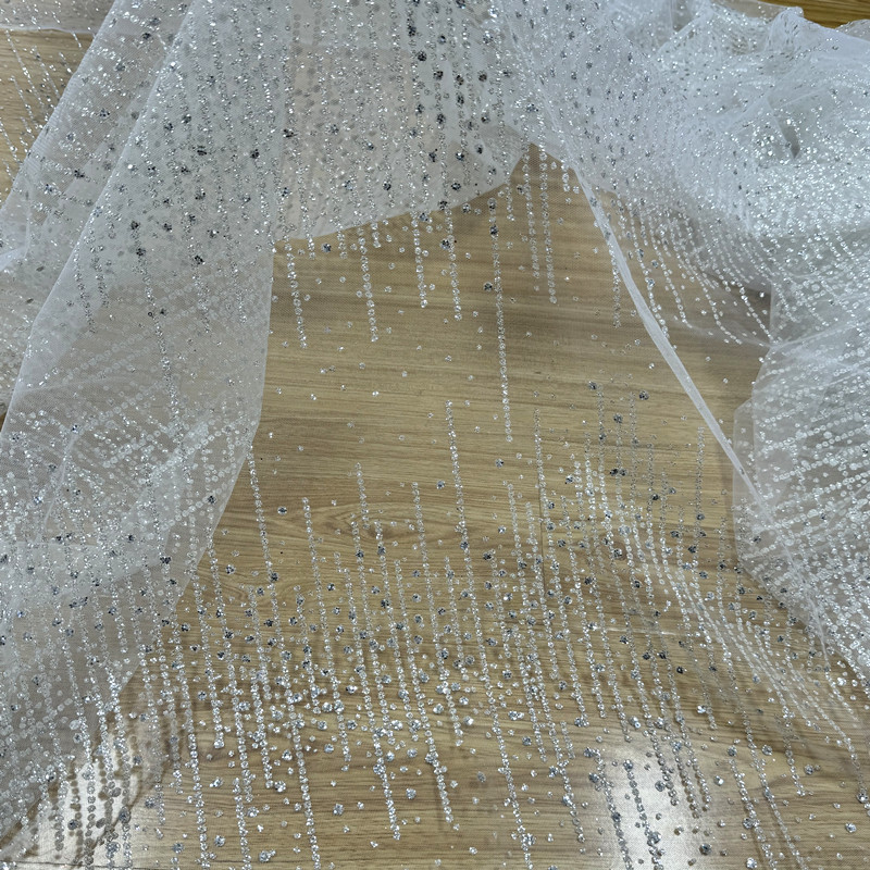 New Style Hot-Stamped Rhinestone Sequins Vertical Stripes Spray Silver Hot-Stamped Gold Shiny Powder Hot-Stamped Rhinestone Sequins Lace Wedding Dress Glitter Tulle New Style Hot-Stamped Rhinestone Sequins Vertical Stripes Spray Silver Hot-Stamped Gold Shiny Powder Hot-Stamped Rhinestone Sequins Lace Wedding Dress Glitter Tulle