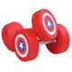 Commercial Gym Pu Round-Head Dumbbells Fixed Color-Coated Set Dumbbells Home Personal Training Weightlifting Fitness Equipment