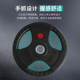 Commercial Gym Rubber-Coated Barbell Plates, Personal Training Studio Large Hole 5cm Hand-Grip Three-Hole Olympic Bar Weight Plates