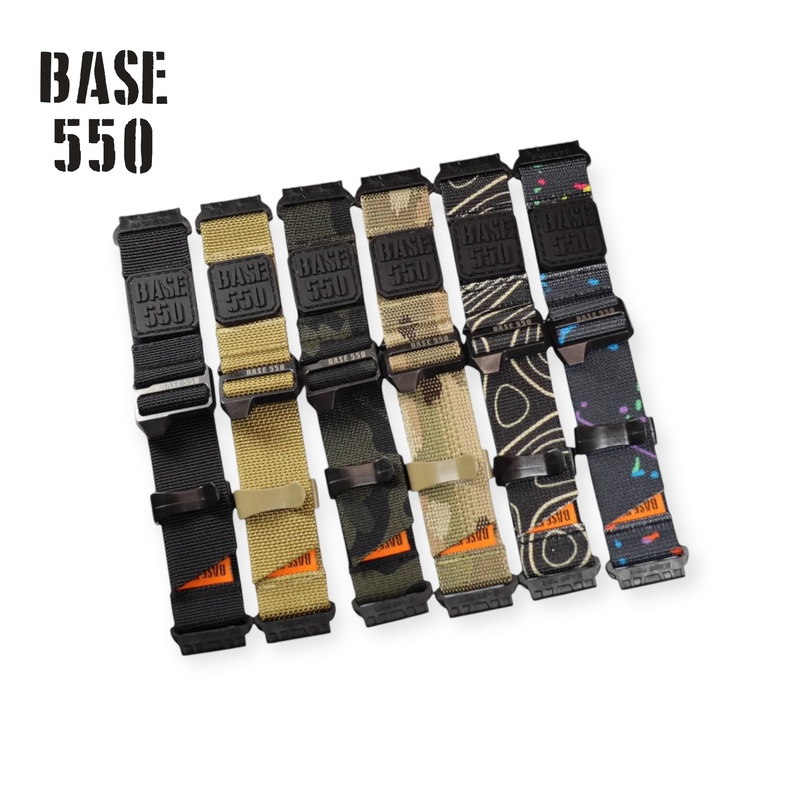Base 550 H.M.B Adjustable Nylon Strap, Suitable for Garmin Watches, Original Outdoor Versatile Multi-Functional Strap. Base 550 H.M.B Adjustable Nylon Strap, Suitable for Garmin Watches, Original Outdoor Versatile Multi-Functional Strap.