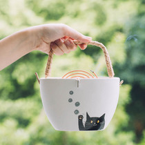 Tree can be Japanese mosquito oven ceramic mosquito box outdoor hanging incense burner creative mosquito plate household small ornaments