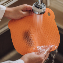 Tree Wood Pulp Cotton Water Absorbent Rag Sponge Wipe Kitchen Decontamination Dishcloth Clean Cloth For Home Not Stained with Peppercloth