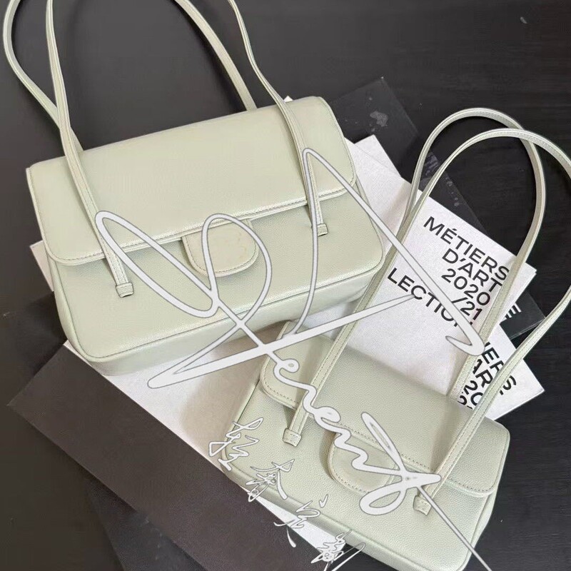 High-End Vintage! 26P Preppy Flap Bag Coco Long-Handle Underarm Shoulder Handbag Mid-Century Style Mini Bag