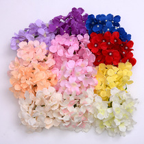 Fake flower hydrangea with pole Wedding hotel decoration simulation flower silk flower eternal flower Hydrangea head silk flower hydrangea