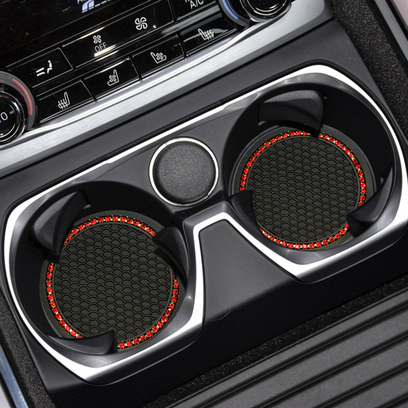 Car Water Coaster Universal Creative Diamond Storage Mat Car In-Car Diamond Anti-Slip Mat Interior Supplies New Product Car Water Coaster Universal Creative Diamond Storage Mat Car In-Car Diamond Anti-Slip Mat Interior Supplies New Product