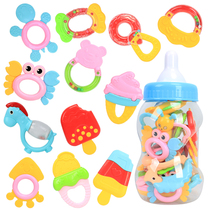 Baby bottle baby toy Teether HAND bell 0-3-6-12 months baby boys and girls new newborn baby clothes