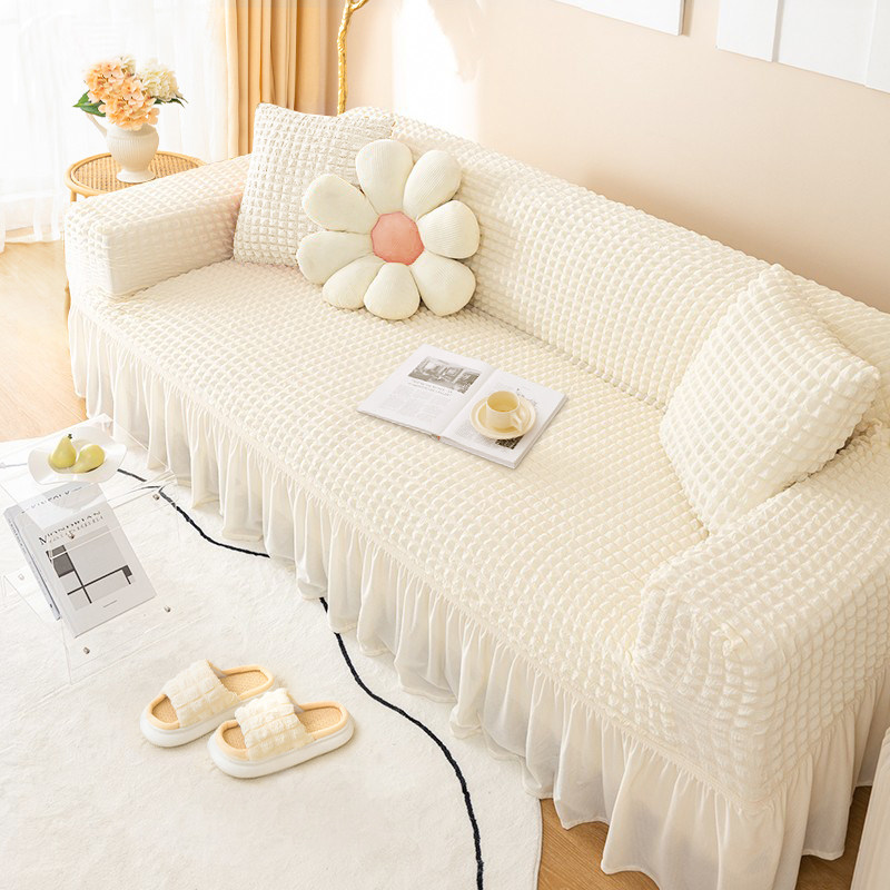 Sofa Cover Hood Full Bag Universal Set All Season Non-slip Bubble Yarn Sofa Cover Cloth Integrated Full Bag Sofa Cover-Taobao
