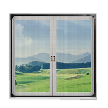 Anti-mosquito screen self-installed invisible sand window curtain punch-free household window magnetic self-adhesive King Kong mesh