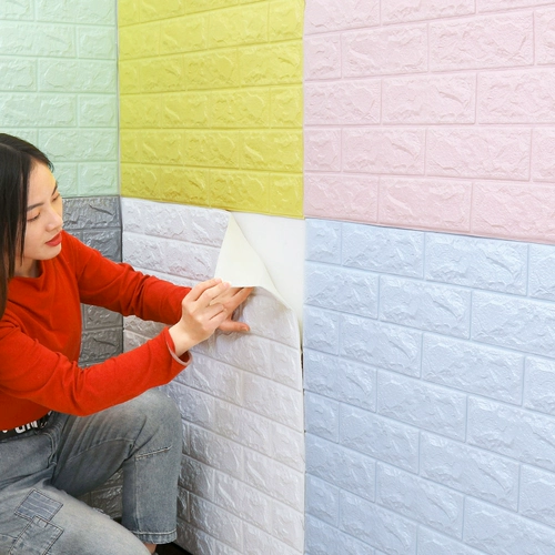 Самоклеющиеся обои на стену, декор для спальни, водонепроницаемый макет, 3D